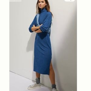 Saturday Sunday Moriah Ribbed Knit Dress Anthropologie Midi Length Women’s XS